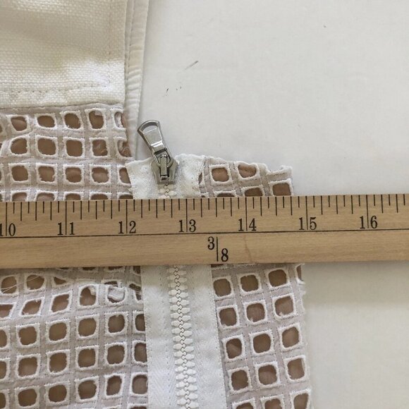 Spportmax Mesh Eyelet Drop Waist Dress Size 2 - Picture 10 of 10